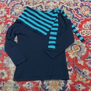 Anthropolgie HWR Monogram Knit Sweater Sz S